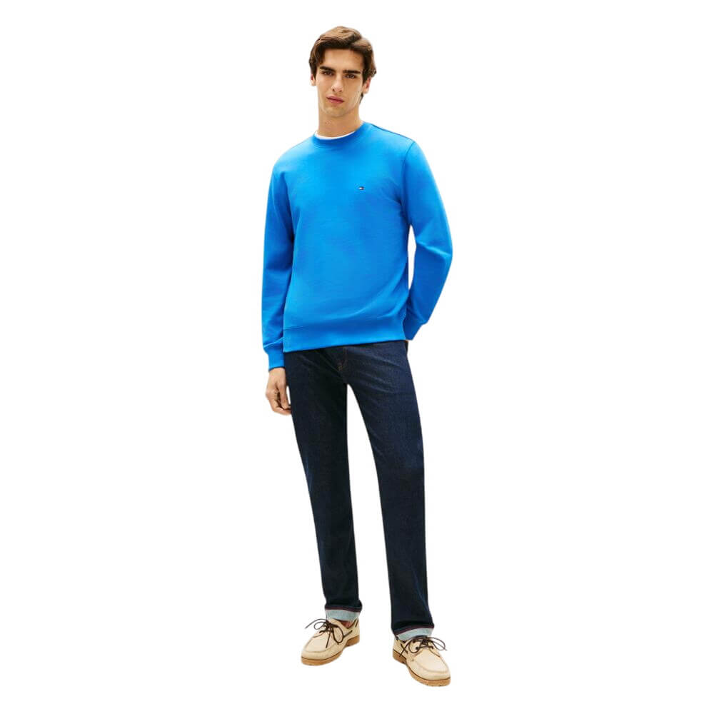 Tommy Hilfiger Flag Embroidery Crew Neck Sweatshirt